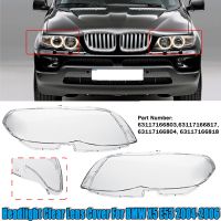 ที่ครอบไฟหน้าแบบใสฝาปิดเลนส์ไฟหน้ารถสำหรับ X5 BMW ที่ E53 2005 2004 2006