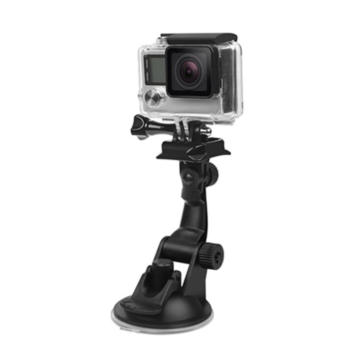 ถ้วยดูดแบบพกพาถ่ายภาพสำหรับ-gopro-hero-8-7-6-5-4สีดำ-xiaomi-yi-4k-sjcam-m10-sj8กล้องหน้าต่างรถยนต์เครื่องดูด-go-pro-ขาตั้ง