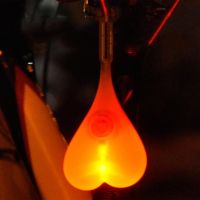 Bicycle Rear Light Silicone Cycling Balls Tail Light Creative Bike Waterproof Night Essential LED Safety Warning Lights Egg Lamp