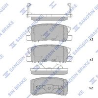 ผ้าดิสเบรคหลัง MITSUBISHI SPACE WAGON 2.0 2.4 2004- PAJERO SHOGUN 1990- V68W 2000- V88W 2007- 3.2 3.5 V6 HI-Q