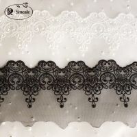 DIY Fabric Lace Black White Sweet Cordate Lace Trim  DIY Craft Materials  Clothing Accessories Lace Embroidery RS80 Fabric  Material