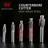 【DT】hot！ Piloted Counterbore Cutter Flat Hole Cap Screw Countersink Milling 4 Flutes M20 Router Slot