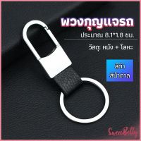 Sweet Belly  พวงกุญแจรถ พวงกุญแจ พวงกุญแจโลหะ + หนัง car keychain