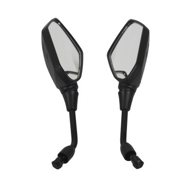 Universal 2Pcs Motorcycle Big Size Rear View Mirror Black Motorcycle Motorbike Chrome Scooter Rearview Rear View Side Mirror