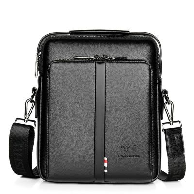 Fashion Shoulder Messenger Men Bag Pu Leather Office Work Business for Handbag Brand Male Crossbody Bag Portafolio Retro 2022