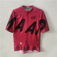 MAAP Pro Air แขนสั้นสำหรับผู้ชายเสื้อเชิ้ตลายจักรยาน