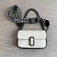 2023 new MA Black / White Smooth Cow Leather Handbags Shoulder Bags Crossbody Bags