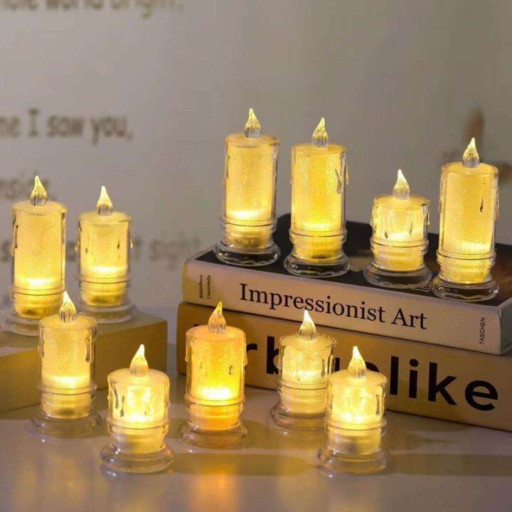 LED Flameless Candle Lamp Tea Lamp Family Wedding Birthday Decoration