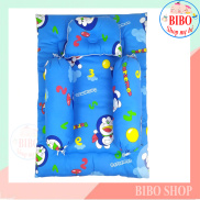 BỘ NỆM GỐI SƠ SINH KIM HOME VẢI COTTON THẮNG LỢI IN HÌNH HỌA TIẾT