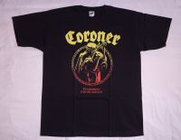 2023 newCoroner Punishment For Decadence T-Shirt Nuclear Assault;Celtic Frost;Kreator;