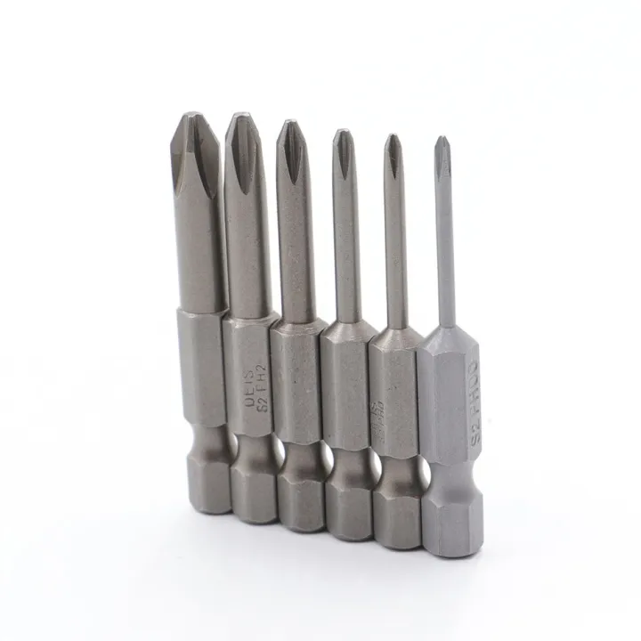 6pcs-set-50mm-1-4-hex-shank-cross-head-screwdriver-bits-electric-driver-hand-tools-magnetic-screwdriver-drill-bit-s2-steel-screw-nut-drivers