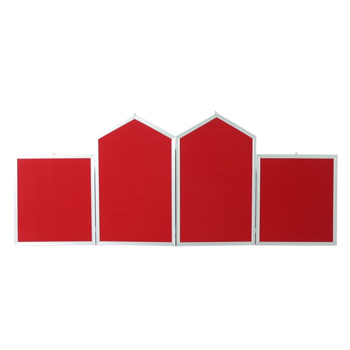 บอร์ดโครงงาน-4-พับ-ทรงบ้าน-สีแดง-ea