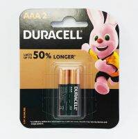 ถ่าน Duracell อัลคาไลน์ AAA แพ็ค 2 ก้อน จำนวน  6 แพ็ค ( 12 ก้อน )