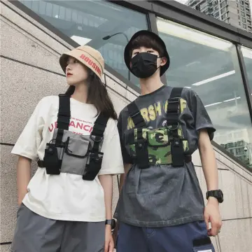 Chest Bag For Men Vest Bag Casual Function Chest Rig Bag Streetwear For Boy  Chest Pack Outdoor