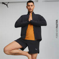 PUMA TRAINING - เสื้อแจ็คเก็ตออกกำลังกายผู้ชาย Studio Ultramove Training Jacket สีดำ - APP - 52211201