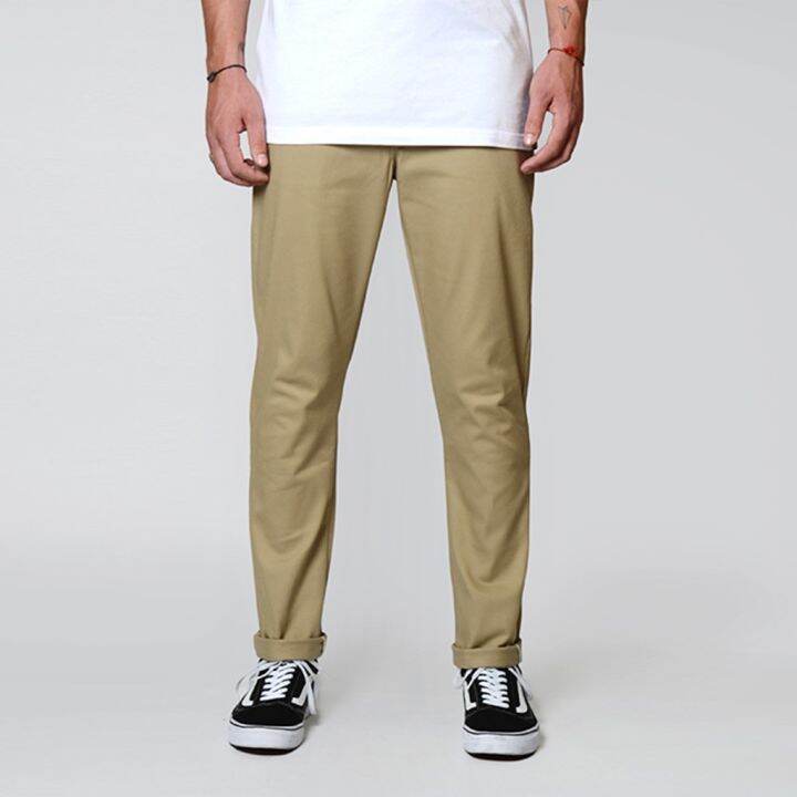 Dickies Wp818 Slim Fit Work Pant Khaki DS Lazada