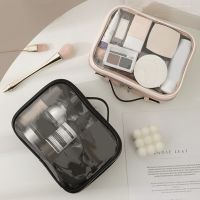 HOT★Waterproof Transparent Cosmetic Bag Women Make Up Case Travel Zipper Clear Makeup Beauty Wash Organizer Bath Toiletry Bags Kit
