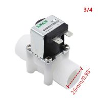 3/4" Plastic Solenoid Valve 12V 24V 220V PP N/C Magnetic Washing Machine Dispenser Water Pneumatic Pressure Controller Switch Valves