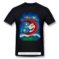 Hilda Berg T Shirt Men Black Cuphead Animated Characters Mugman Game Printing Summer Large Tshirts Cotton Tops