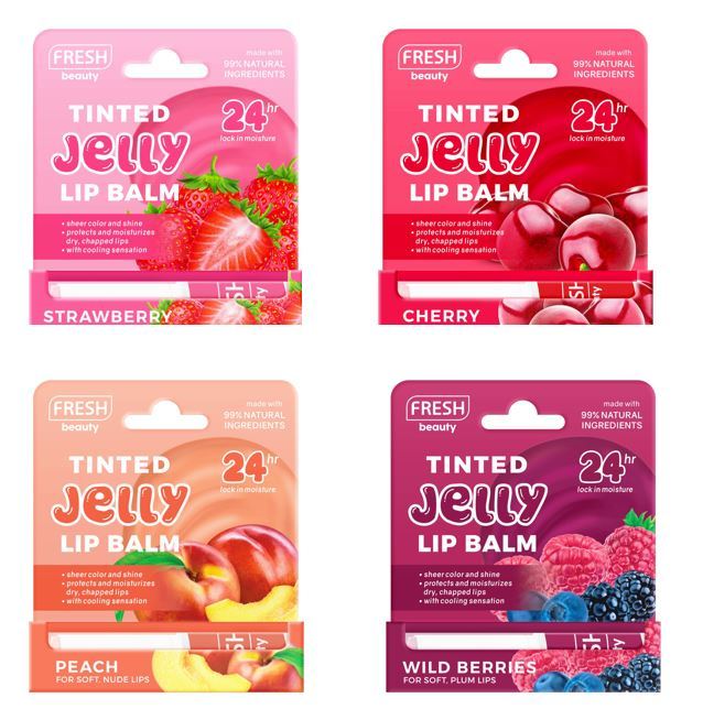 FRESH Tinted Jelly Lip Balm (carmine, nude brown, red, pink) 4g Lazada PH