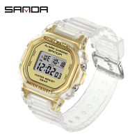 SANDA Fashion Men Transparent Lover 39;s Student Wristwatch Female Reloj mujer ₪▦❅