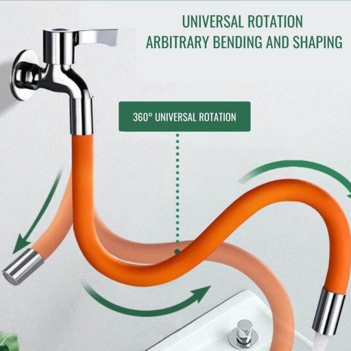 Faucet Extension Extender Universal 360 Degree Rotating Silicone
