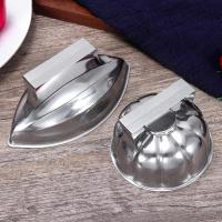 Omurice Mold Papaya Pumpkin Shape Stainless Steel Japanese Style DIY Rice Ball Mold Sushi Making Mold Kitchen Gadgets Electrical Connectors