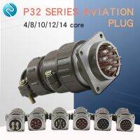 Aviation Plug Socket Round Connector P32 Series 4.8.10.12.14.19 Core Diameter 32MM