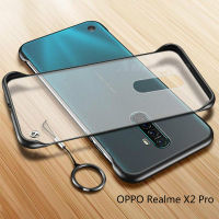 Thinmon อัลตร้าสลิม frameless กรณีสำหรับ OPPO realme X2 Pro ใส M atte ฮาร์ดพีซีโทรศัพท์กรณีล้างปกหลังกรณี