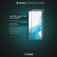 Layar Soleed - พรีเมี่ยม ใส เกมมิ่ง Samsung S22 S22+ Plus กระจกนิรภัย ป้องกันรอยขีดข่วน กระจกกันรอยหน้าจอ ไฮโดรเจล ใส ป้องกันหน้าจอ เต็มรูปแบบ สมาร์ทโฟน HP TG คุณภาพสูง dnp