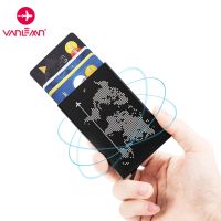 【CW】♟  Anti-theft luxury ID Card Holder Automatically Metal Bank Credit Wallet Men Aluminum