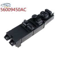 New OEM Black 56009450AC Drivers Front Power Window Master Switch For 1997-2001 Jeep Cherokee