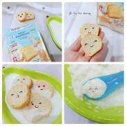 Bánh mì khô hữu cơ Babydream Đức cho bé 6 7 8m+ 100gram gói 33 miếng