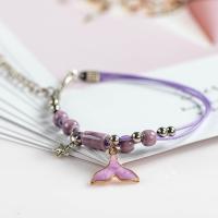 《Suellen jewels》สร้อยข้อมือจี้อัญมณีรูปปลาวาฬน่ารักพร้อมโลหะหยด,XN060สร้อยข้อมือกำไลขายส่งของขวัญ