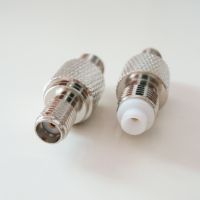 1X Pcs Adapter FME Female To SMA Female Cable Connector Socket FME to SMA Straight Nickel Plated Brass Coaxial RF Adapters