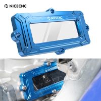 NICECNC Transparent Cylinder Exhaust Power Valve Cover Guard Protector Gasket For Yamaha YZ250 1999-2023 YZ250X 2016-2023 2022