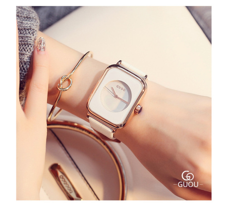 [hcm]đồng hồ nữ guou roxie dây mềm mại đeo rất êm tay - đồng hồ nữ thời trang đồng hồ nữ thể thao đồng hồ nữ hàn quốc đẹpsang trọngđẳng cấp bền giá sốc đồng hồ nữ kính sapphire 7