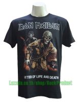 เสื้อวง IRON MAIDEN ไอเอิร์นเมเดน ไอร่อน ไซส์ยุโรป เสื้อยืดวงดนตรีร็อค เสื้อร็อค  PTA1854 ส่งจากไทย