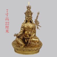 New Original พุทธ Tantra อุปกรณ์ Good Shop Home นมัสการพระพุทธรูปรูปปั้นผู้ทรงอำนาจ Padmasambhava Guru Rinpoche พระพุทธรูปทองแดงรูปปั้นพระพุทธรูปทิเบต