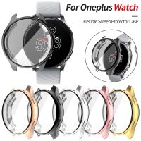 Screen Protector Flexible Cover for Oneplus Watch Case Scratch-resistant TPU Bumper for One Plus Smartwatch Lightweight Shell