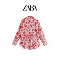 European and American style 2022 spring summer new fashion long-sleeved womens flower print shirt 2870185 067