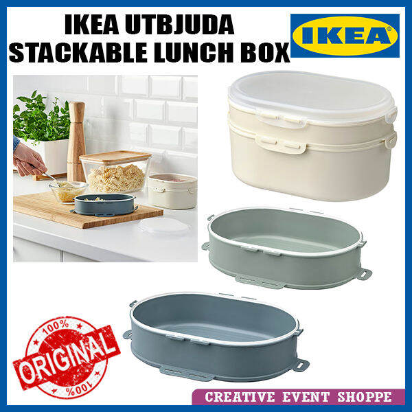 IKEA UTBJUDA Stackable Lunch Box For Dry Food Add On Unit For Stackable
