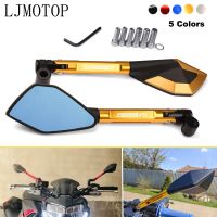 For BMW R 1200 GS LC R1200GS R 1200GS ADV Adventure 2018 2020 CNC Motorcycle Handlebar Rear View Mirrors Blue Anti-Glare Mirror