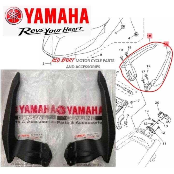 moto GRAB BAR / HANDLE SEAT for MIO SOUL I 125 / GT YAMAHA GENUINE