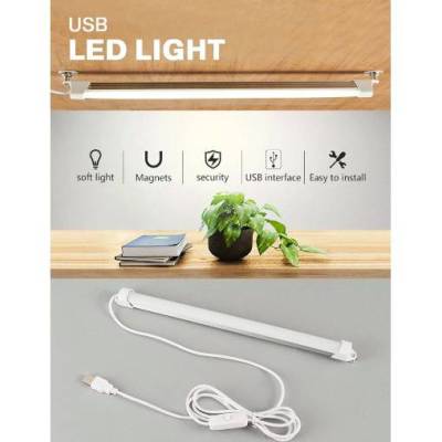 ไฟ หลอดไฟ LED แบบรางยาว เชื่อม USB LED Bar Light ไฟติดผนัง ไฟข้างเตียง ไฟประหยัดพลังงาน ไฟห้องนอน