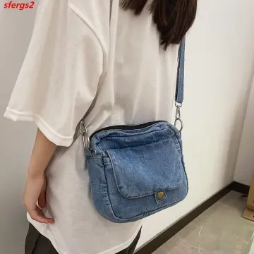 Shop Guess Denim Tote Bag Online | Lazada.Com.Ph