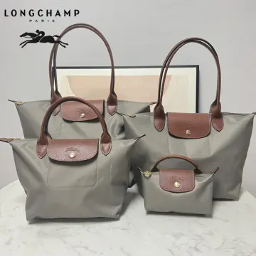 Light grey longchamp online bag