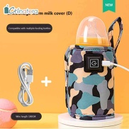 Chinatera Túi Giữ Ấm Nước Sữa USB Cho Xe Đẩy Túi Cách Nhiệt Bình Giữ Nhiệt