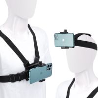 Chest Strap Mount Belt Harness Head Strap Mount + Phone Holder for Gopro Hero 11 10 DJI Action2 Camera For iPhone 14 13 Pro Max Furniture Protectors R