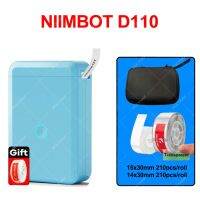 J136 NIIMBOT &amp; B. Duck D110เครื่องพิมพ์ฉลากแบบพกพาเทปปากกามาร์คเกอร์เขียนป้ายไร้สายรวมเทปราคาสำหรับโทรศัพท์ Ios